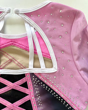 Load image into Gallery viewer, 3/4 Sleeved Pink Shadow Leotard - Stag Gymnastics Leotards