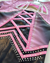 Load image into Gallery viewer, 3/4 Sleeved Pink Shadow Leotard - Stag Gymnastics Leotards