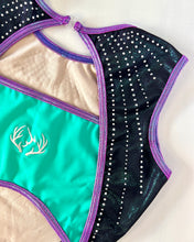 Load image into Gallery viewer, Aurora Leotard - Back Close-Up 1 - Stag Gymnastics Leotards
