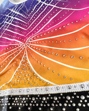 Load image into Gallery viewer, Fiesta Leotard - Front Close-Up - Stag Gymnastics Leotards