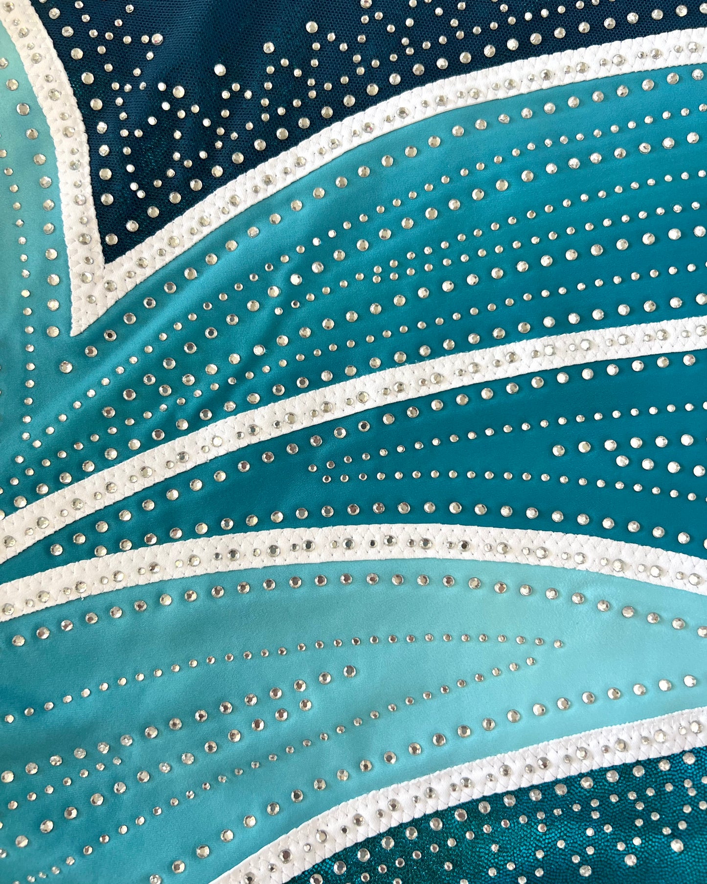 Harbour Lights Leotard - Back Close-Up - Stag Gymnastics Leotards