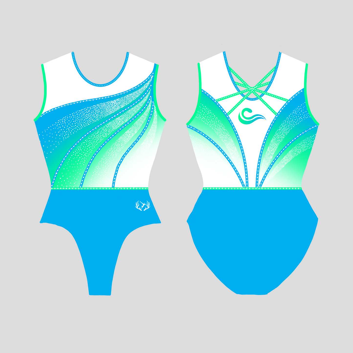 HiTide Gymnastics Club - Girl's Leotard - 2025 - Stag Gymnastics Leotards