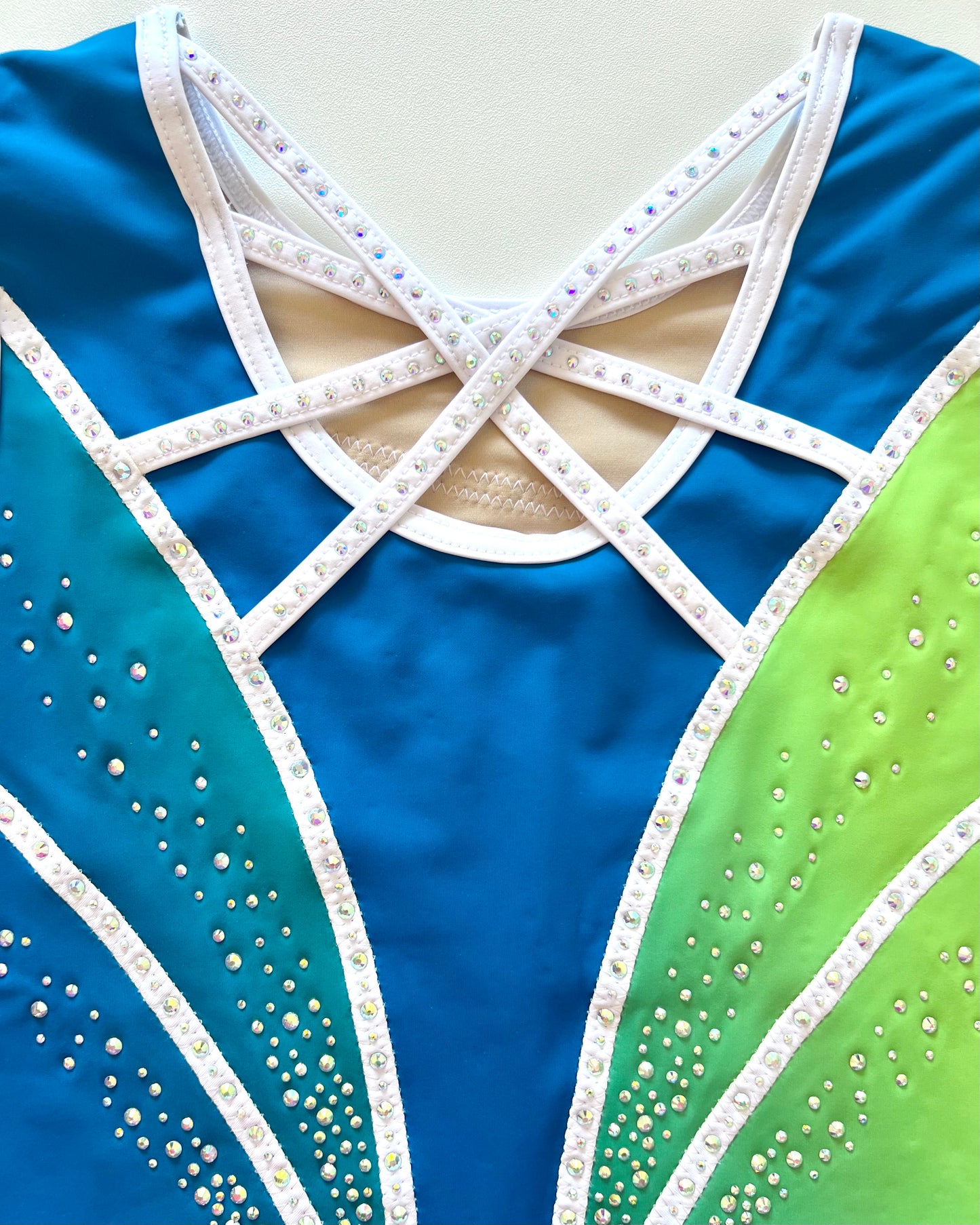 Lime Sky Leotard - Stag Gymnastics Leotards