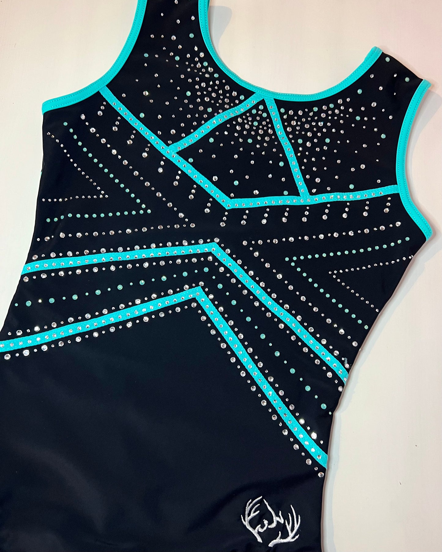 Midnight Mint Leotard - Stag Gymnastics Leotards