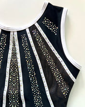Load image into Gallery viewer, Midnight Silver Leotard - Stag Gymnastics Leotards