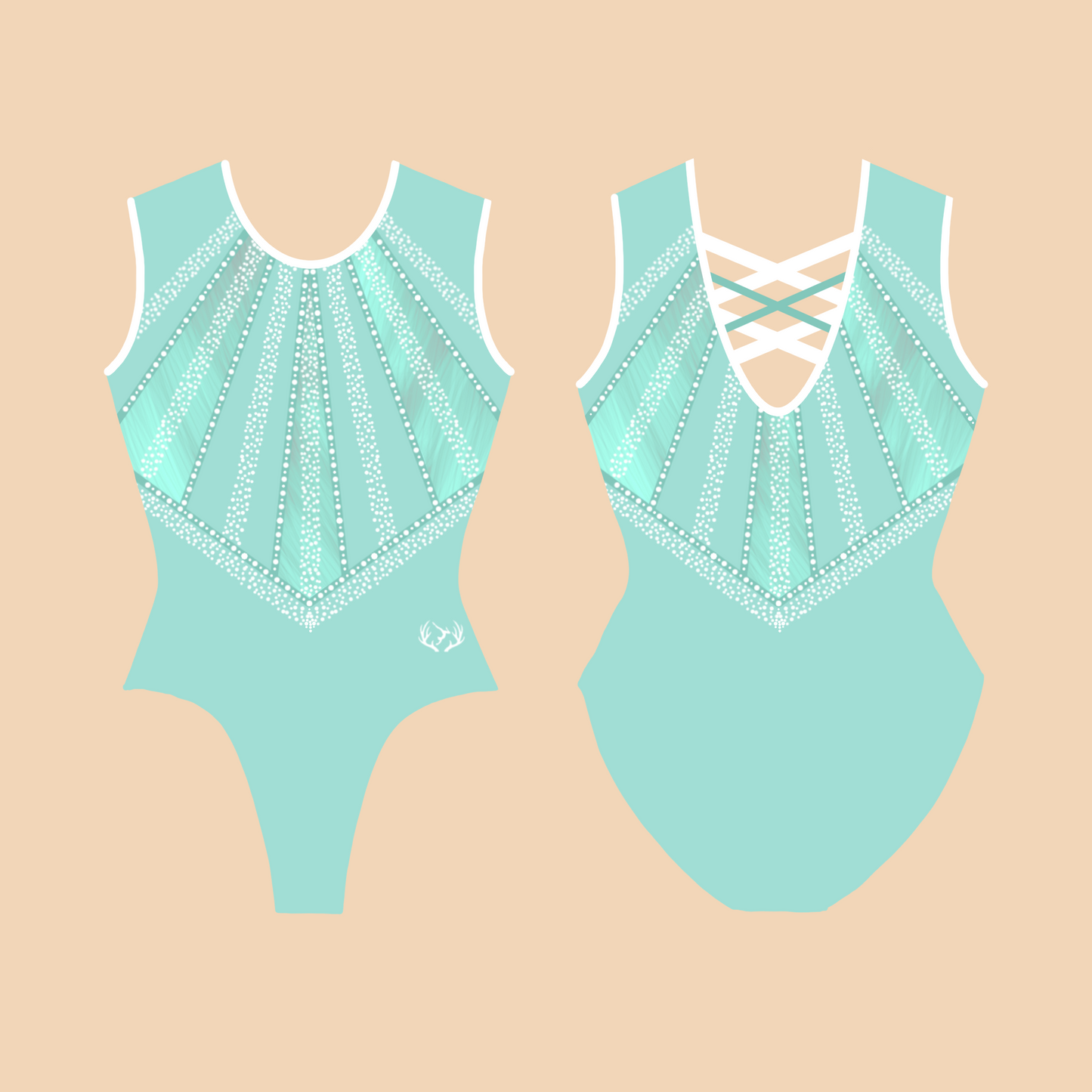 Sea Glass 2.0 Leotard - Stag Gymnastics Leotards