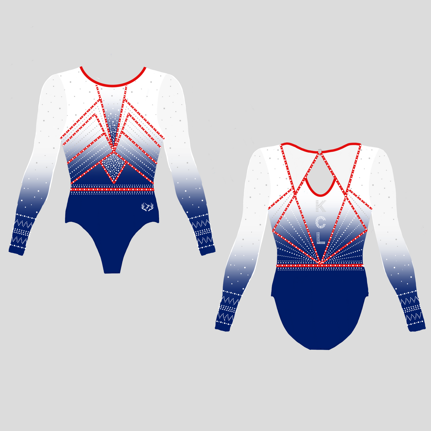 King's College London Gymnastics Society - Girl's Competition Leotard - Stag Gymnastics Leotards