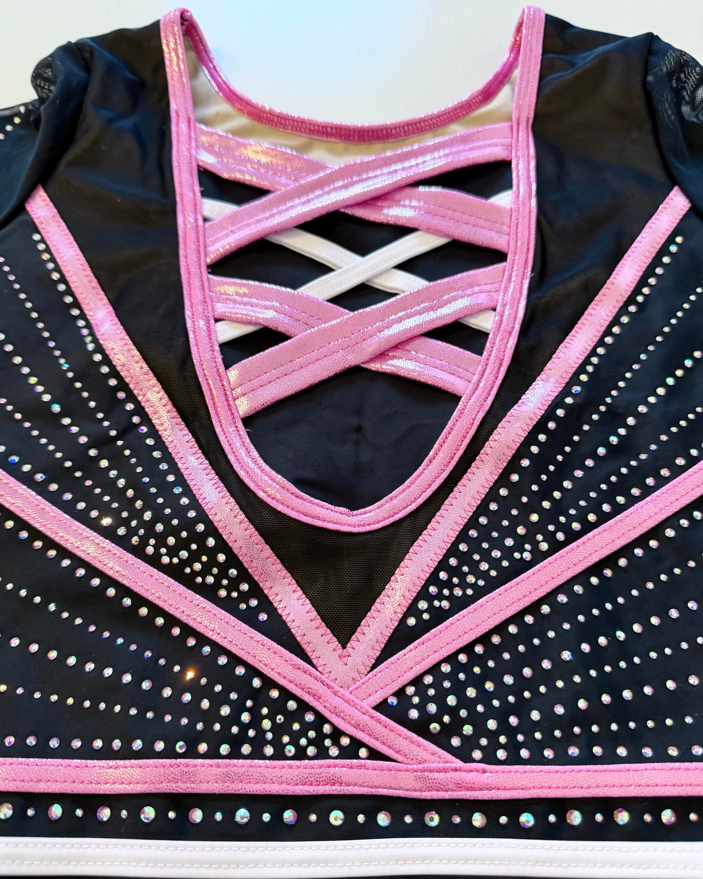 3/4 Sleeved Moonlight Pink Leotard - Stag Gymnastics Leotards