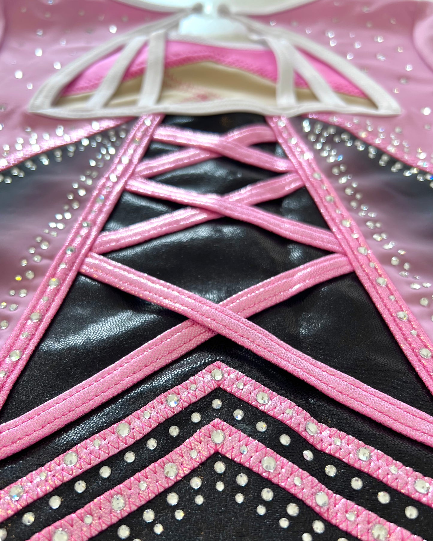 3/4 Sleeved Pink Shadow Leotard - Stag Gymnastics Leotards