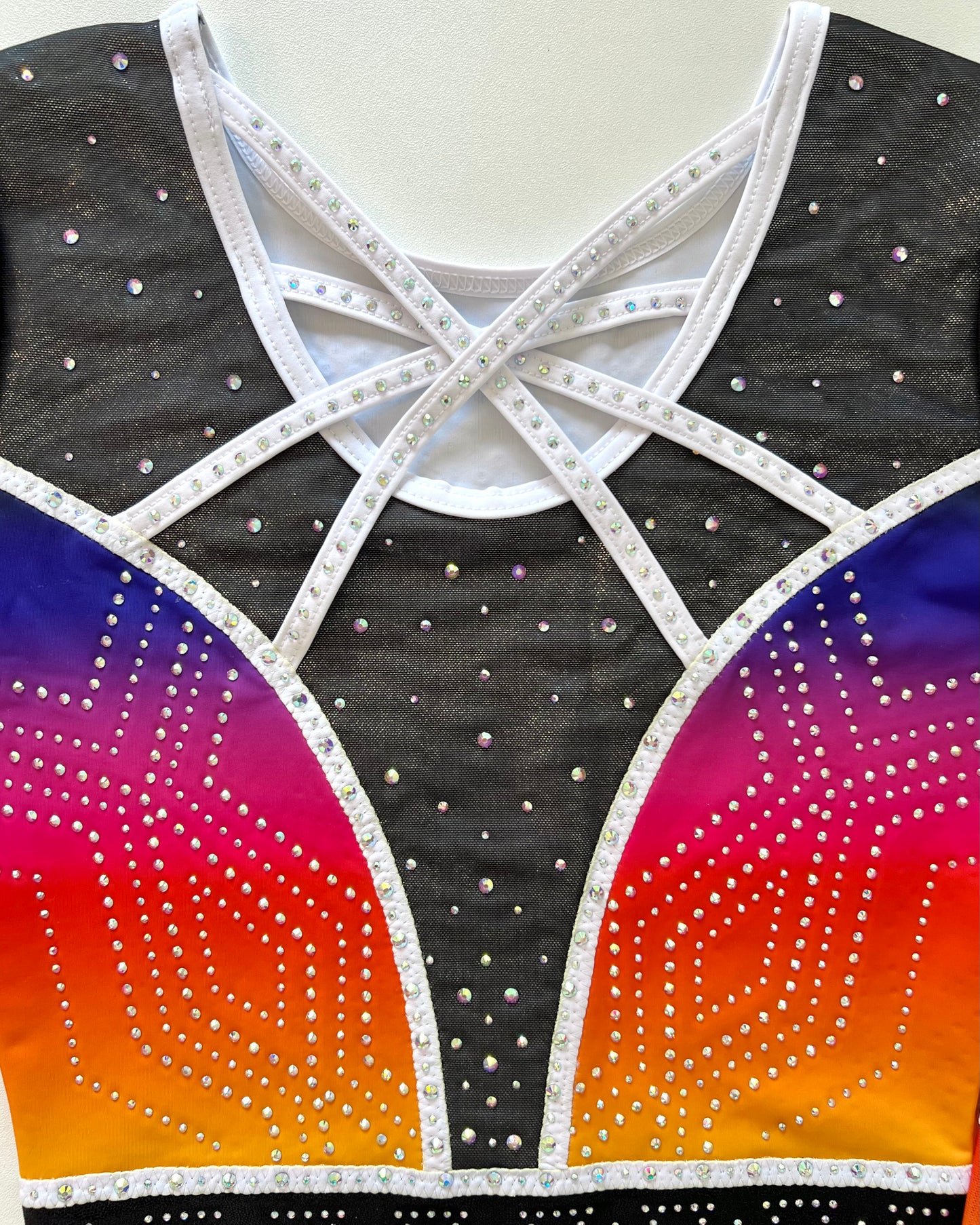 3/4 Sleeved Skyburst Leotard - Stag Gymnastics Leotards