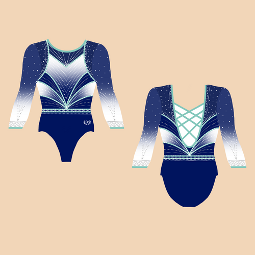 Aberdour School - Girl's Competition Leotard - Stag Gymnastics Leotards
