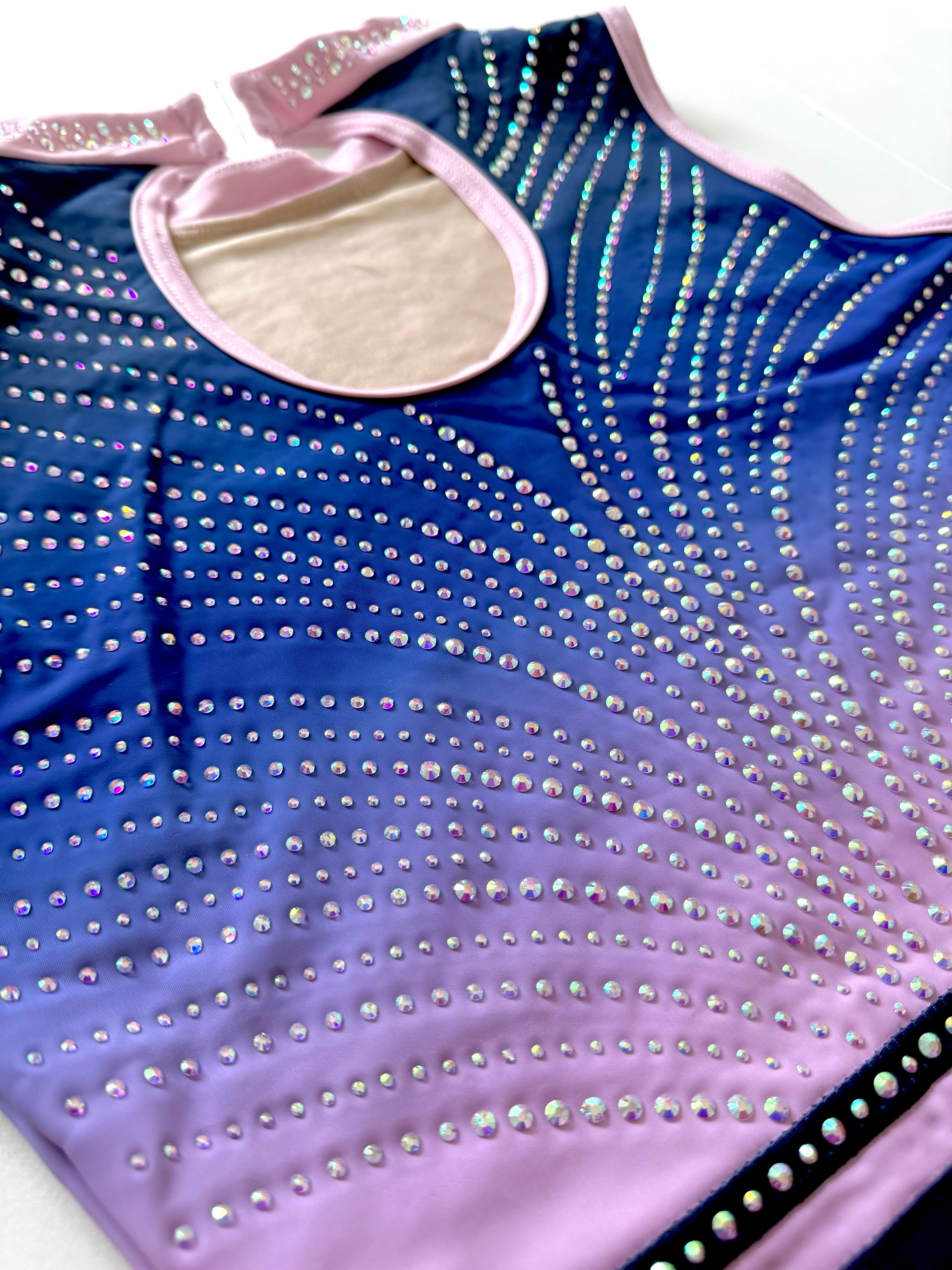 Comfy lycra gymnastics leotard.