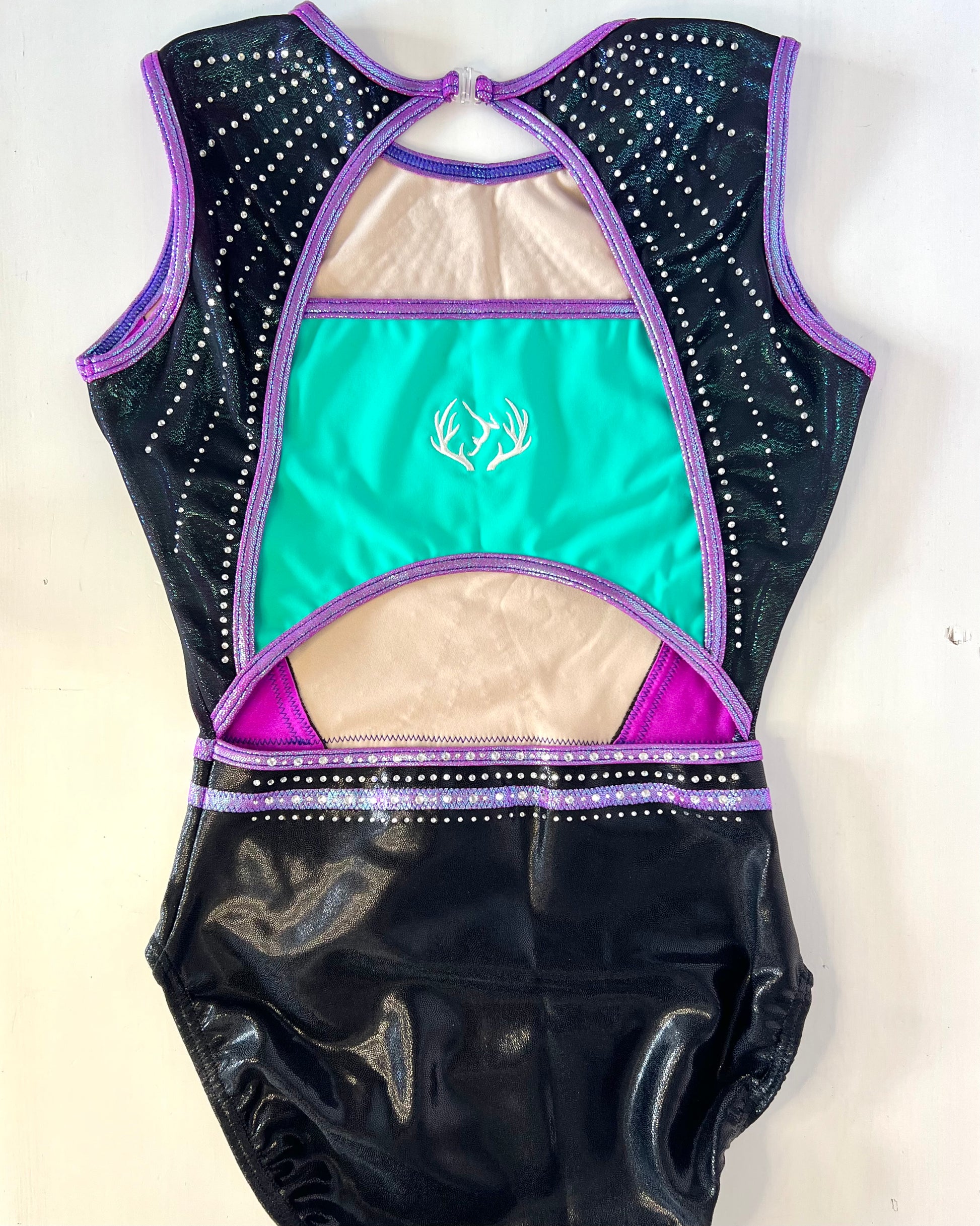 Aurora Leotard - Back - Stag Gymnastics Leotards