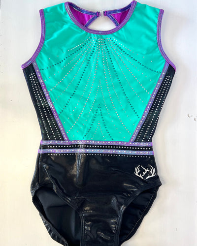 Aurora Leotard - Front - Stag Gymnastics Leotards