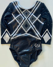 Load image into Gallery viewer, Black Diamond Leotard - 3/4 Sleeved - Stag Gymnastics Leotards
