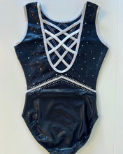Load image into Gallery viewer, Black Diamond Leotard - Short Sleeved - Stag Gymnastics Leotards
