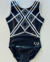 Load image into Gallery viewer, Black Diamond Leotard - Short Sleeved - Stag Gymnastics Leotards
