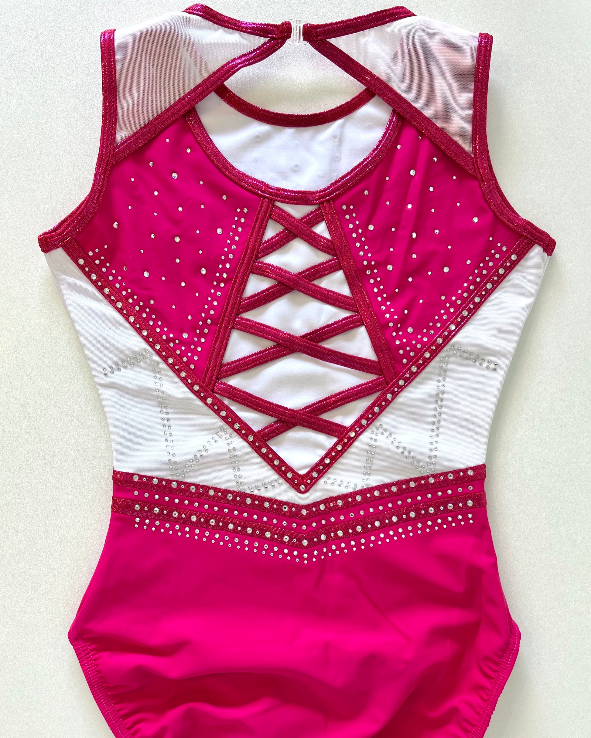 Cerise Sparkle Leotard - Stag Gymnastics Leotards