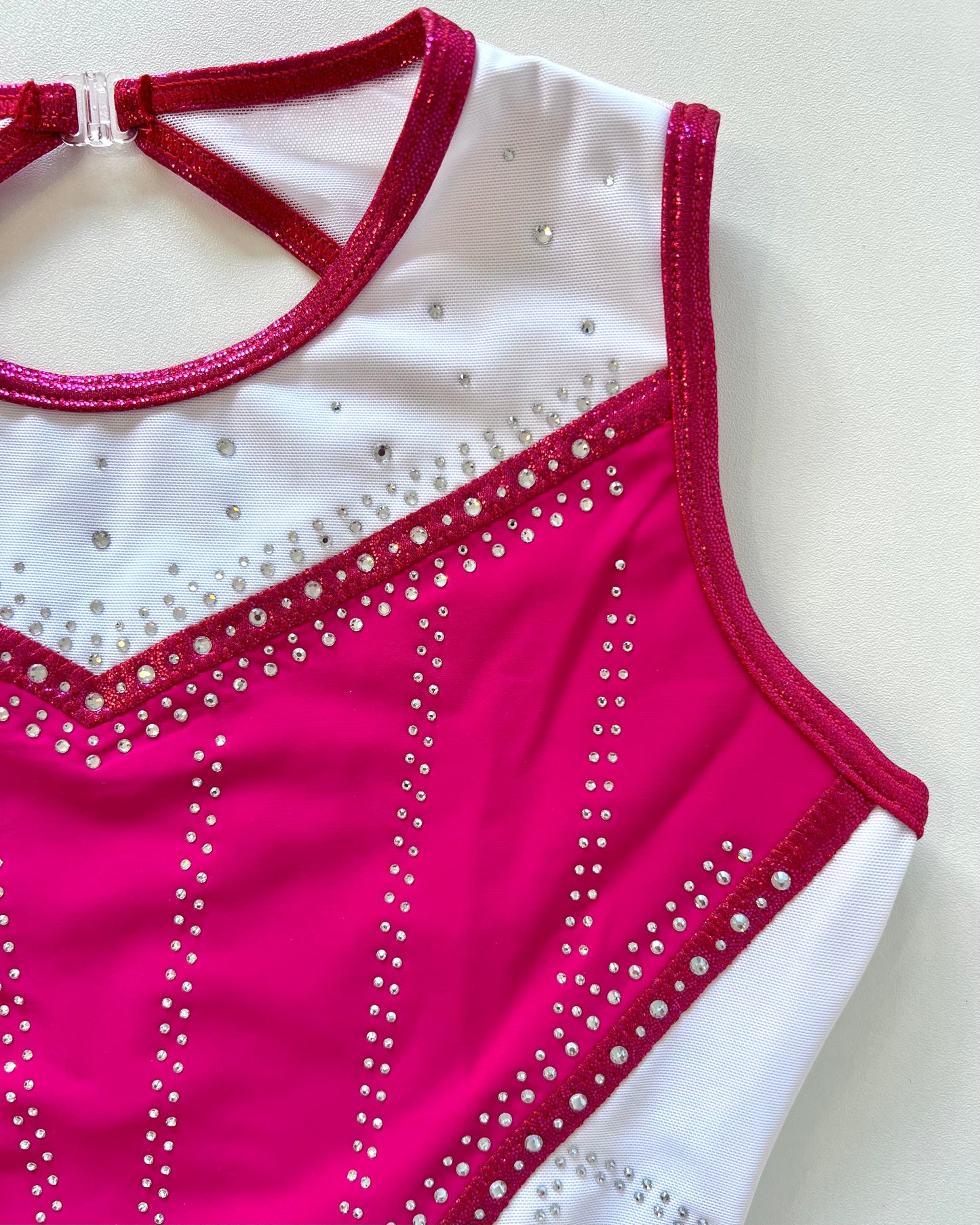 Cerise Sparkle Leotard - Stag Gymnastics Leotards