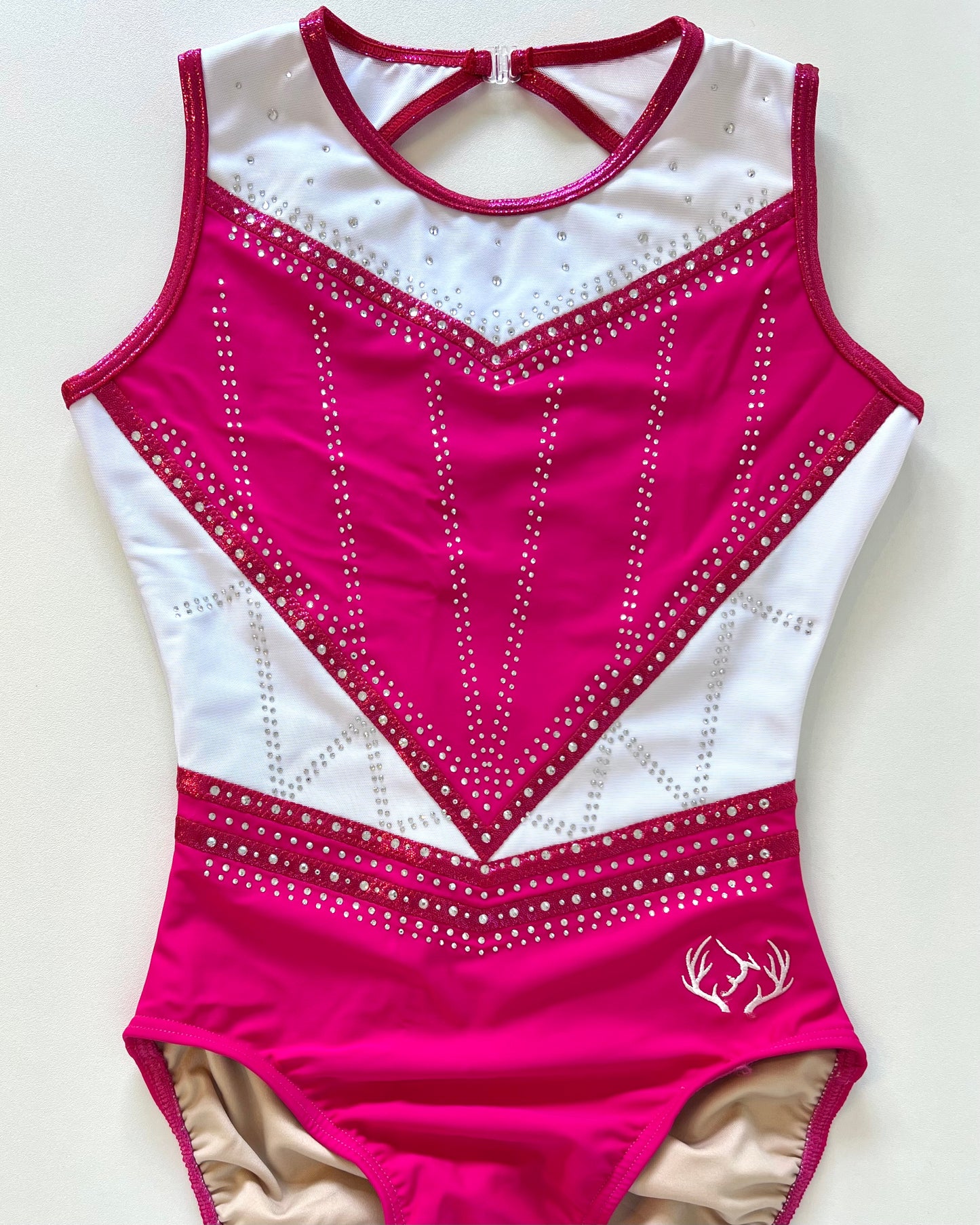 Cerise Sparkle Leotard - Stag Gymnastics Leotards