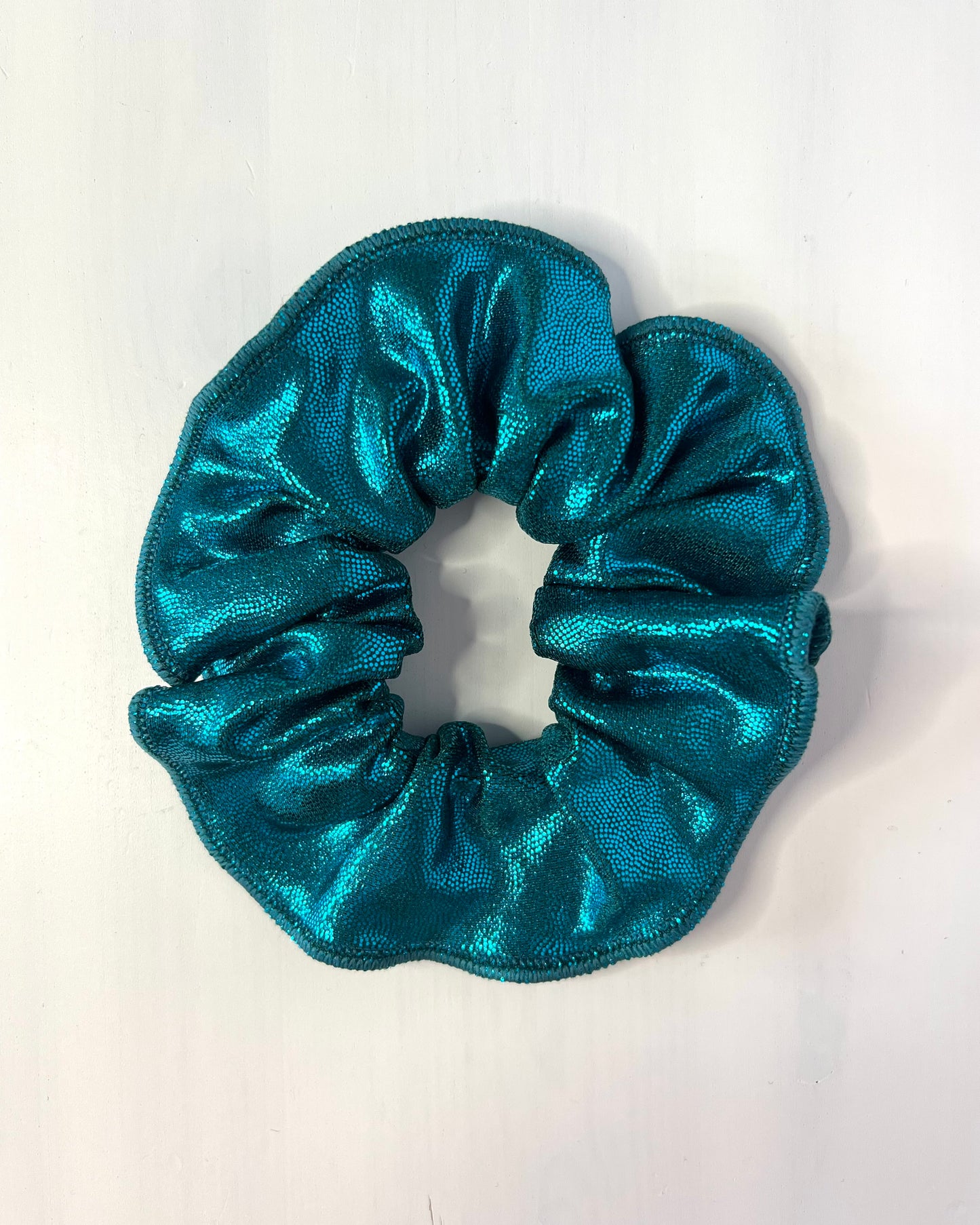 Cheshire Gymnastics - Teal Mystique Scrunchie - Stag Gymnastics Leotards