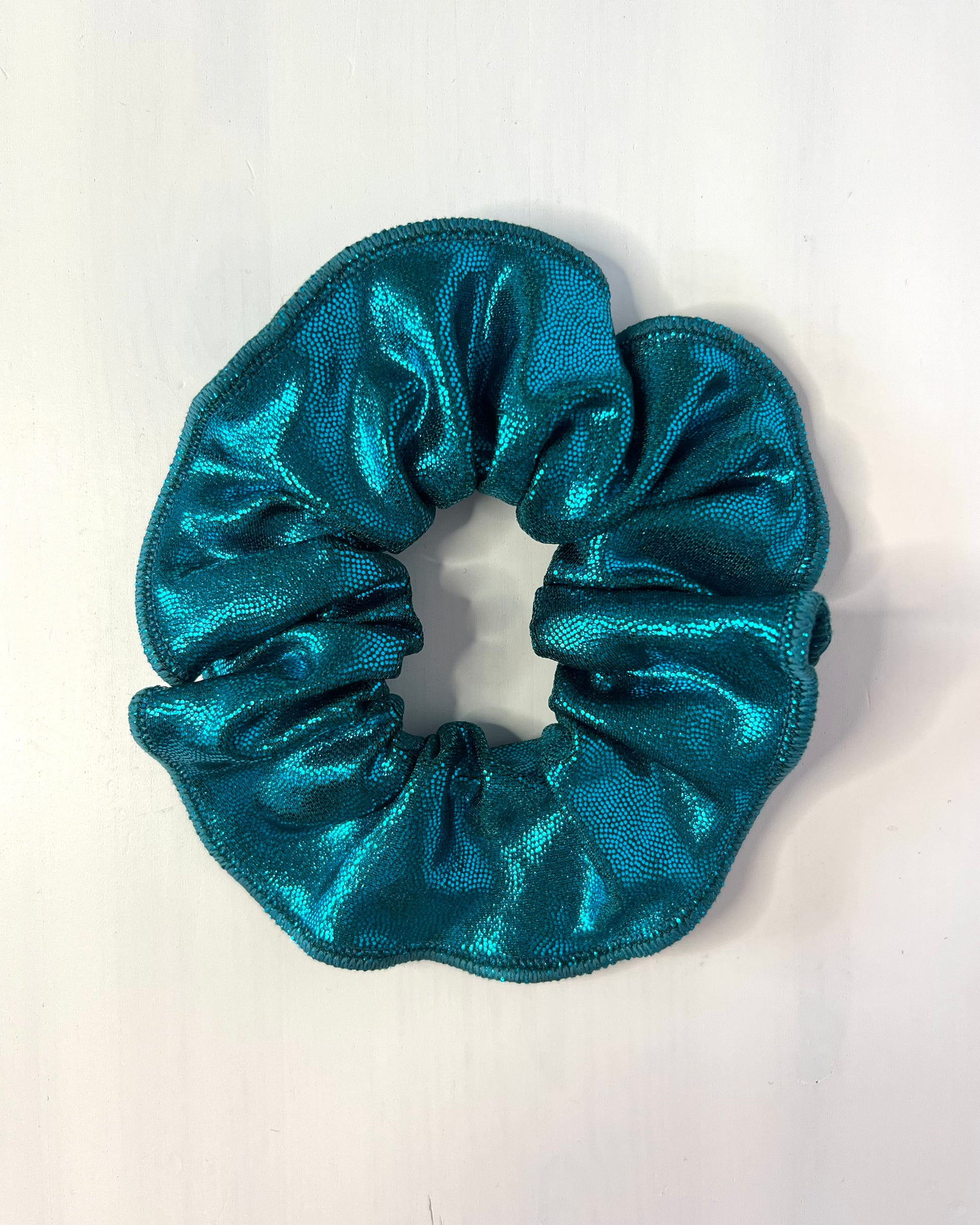 Cheshire Gymnastics - Teal Mystique Scrunchie - Stag Gymnastics Leotards