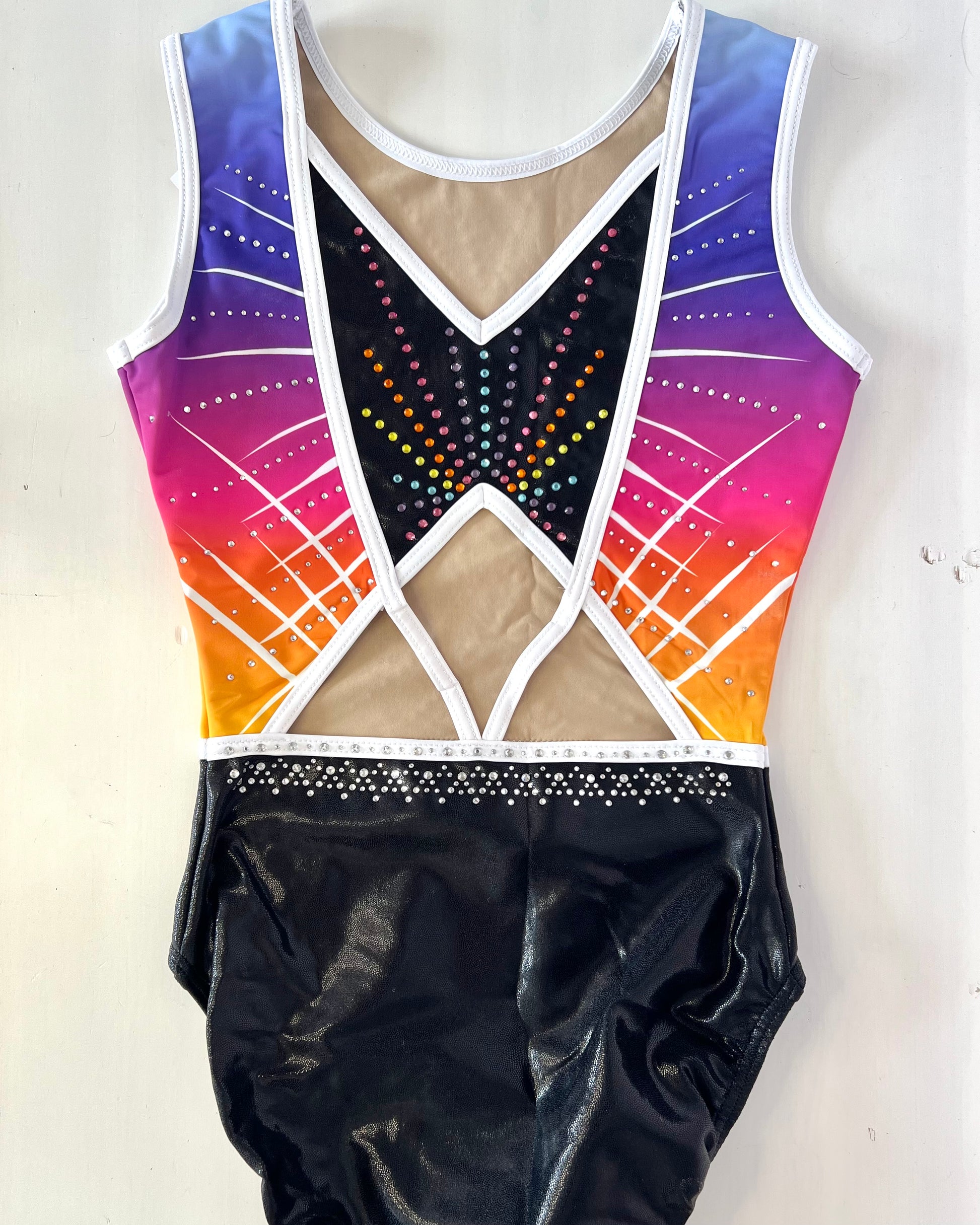 Fiesta Leotard - Back - Stag Gymnastics Leotards