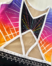 Load image into Gallery viewer, Fiesta Leotard - Back Close-Up - Stag Gymnastics Leotards
