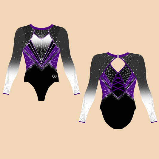 FunFlix Gymnastics Club - Girl's Competition Leotard - Stag Gymnastics Leotards