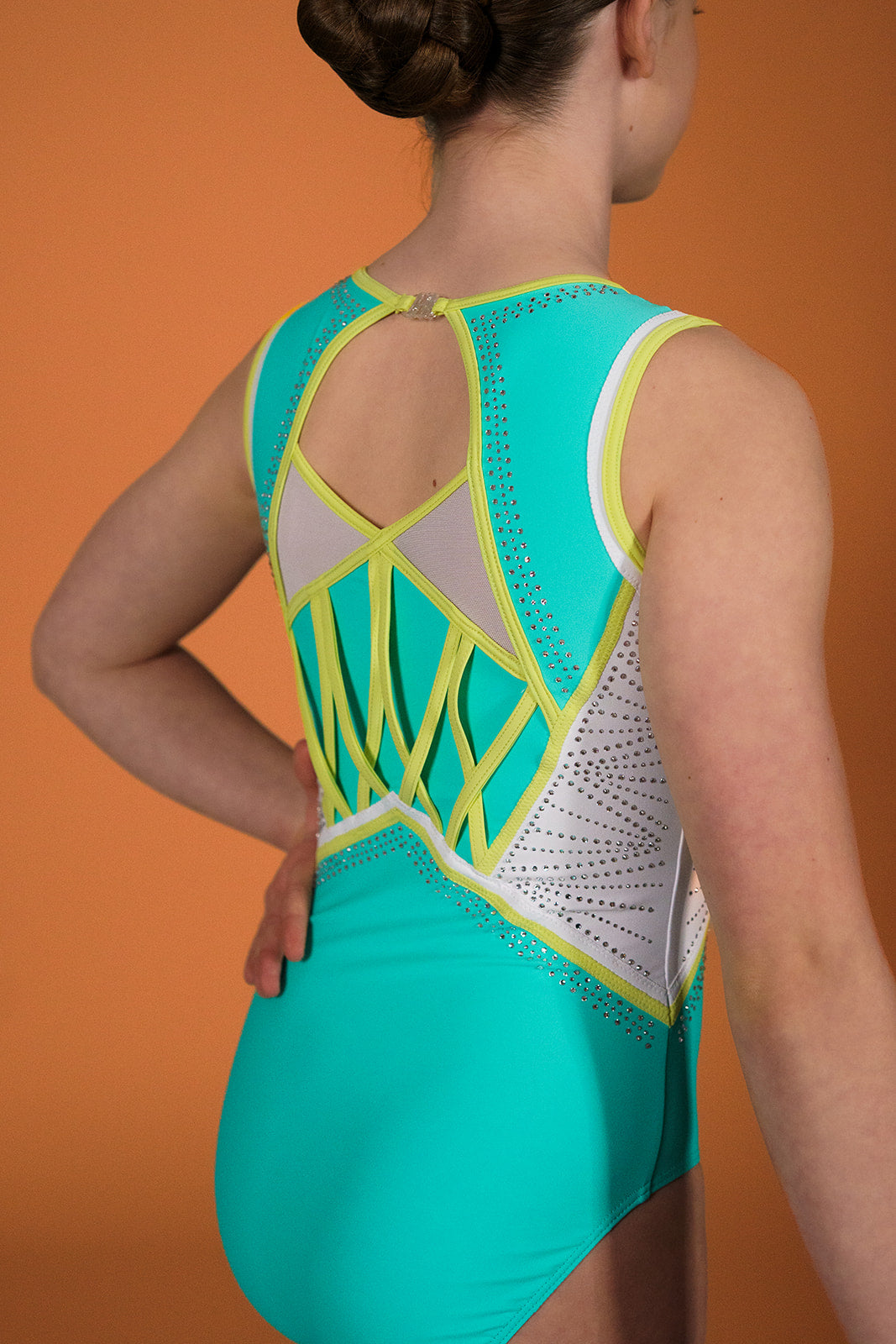 Geometric Glow Leotard - Stag Gymnastics Leotards