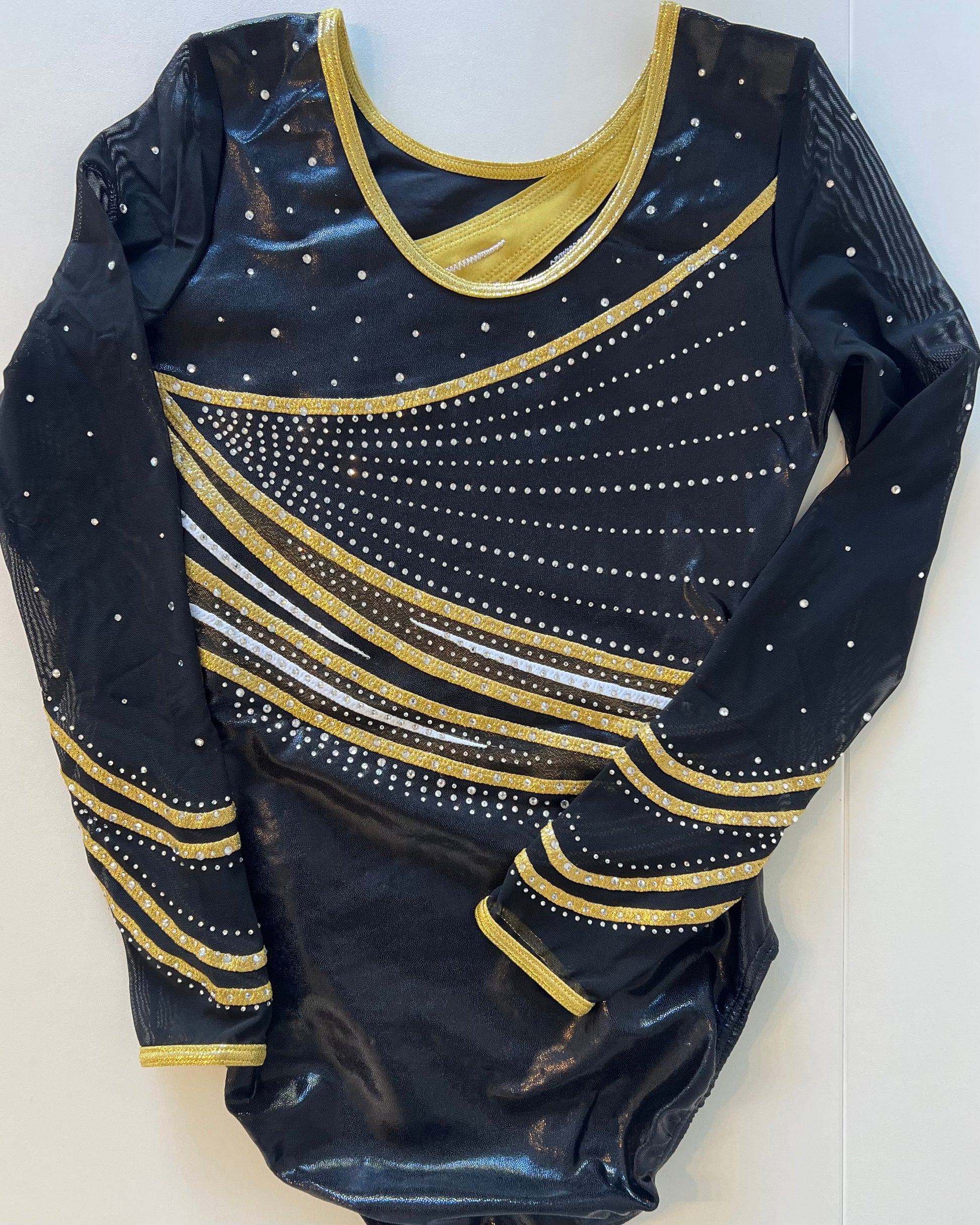 Golden Spark Leotard - Stag Gymnastics Leotards