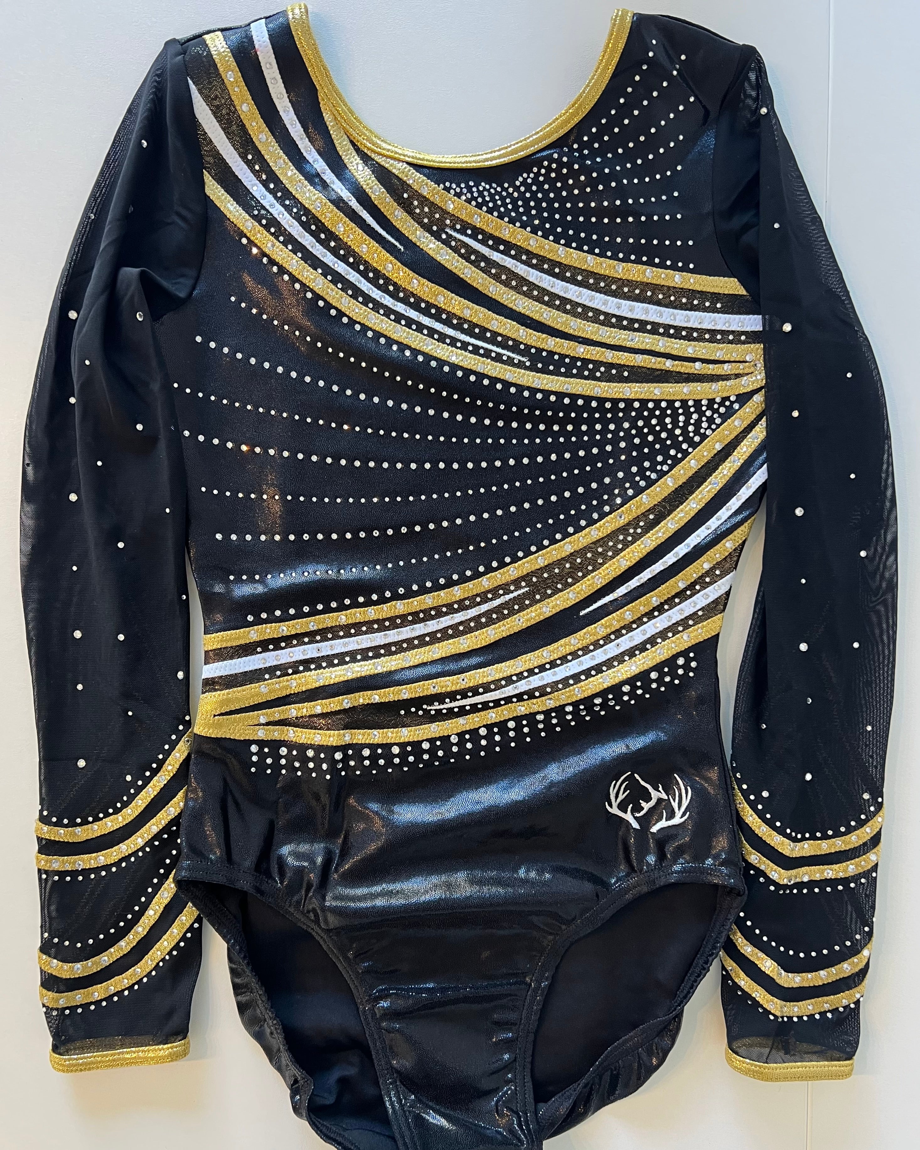 Golden Spark Leotard - Stag Gymnastics Leotards