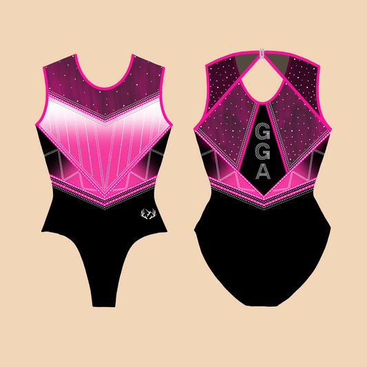 Grit and Grace Athletics, Florida - Fundraiser Leotard - Pink - Stag Gymnastics Leotards