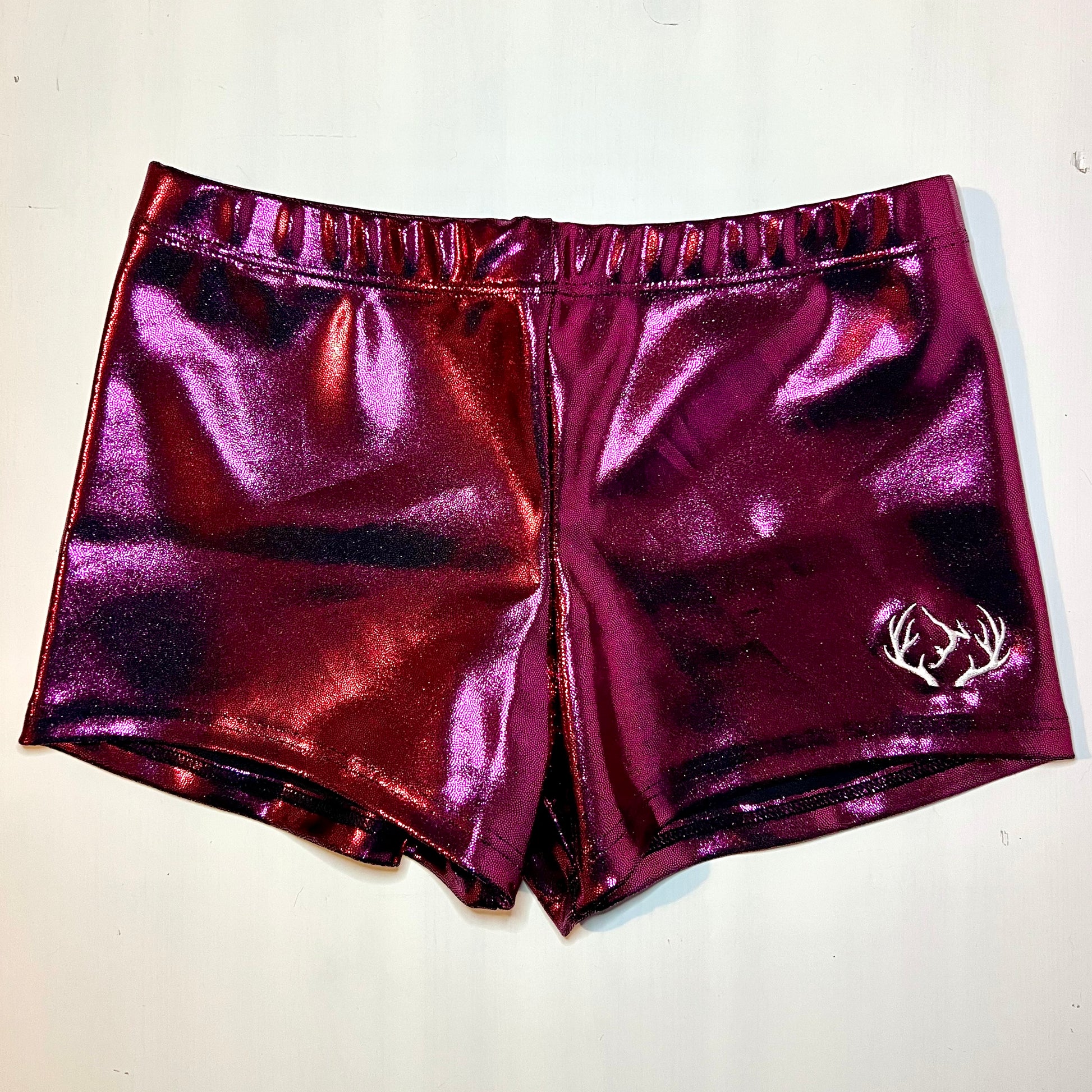 GymtastiX Inverurie and Ellon Club - Blackberry Mystique Shorts - Front - Stag Gymnastics Leotards