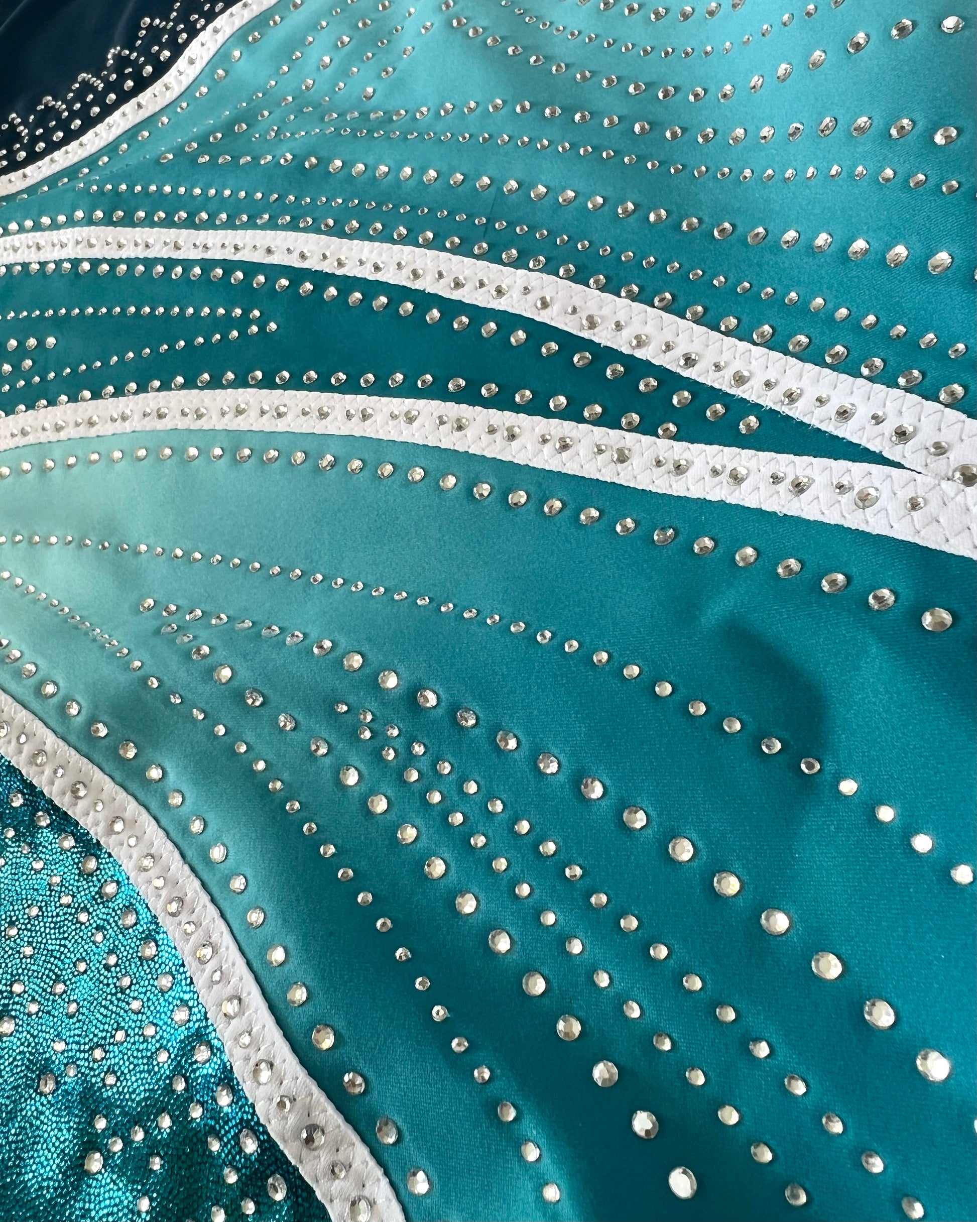 Harbour Lights Leotard - Front Close-Up 2 - Stag Gymnastics Leotards