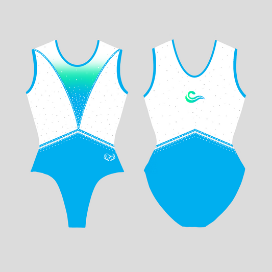 HiTide Gymnastics Club - Girl's Leotard - Plain Back - Stag Gymnastics Leotards