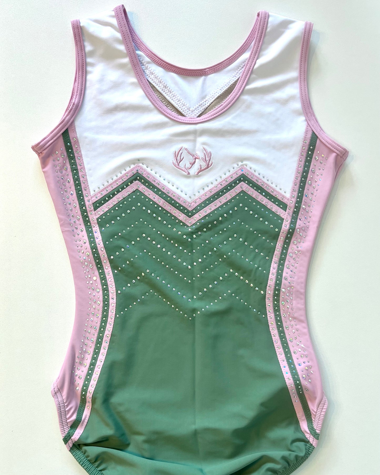 Khaki Blush Leotard - Stag Gymnastics Leotards