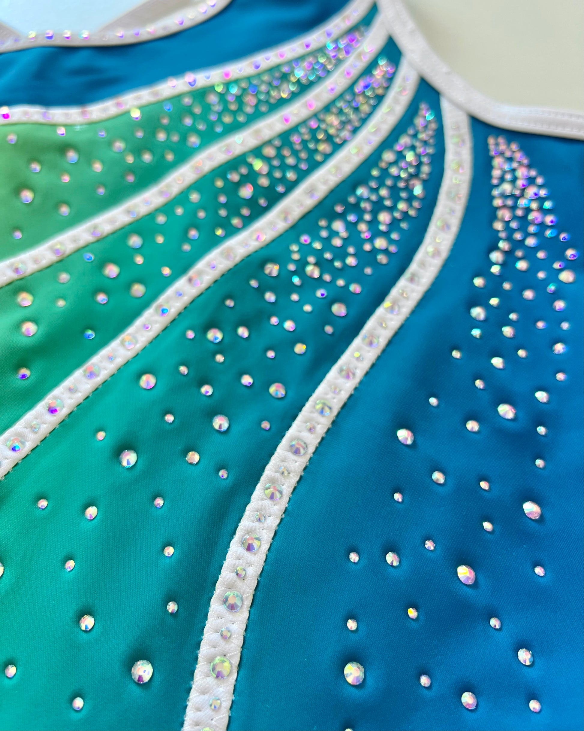 Lime Sky Leotard - Stag Gymnastics Leotards