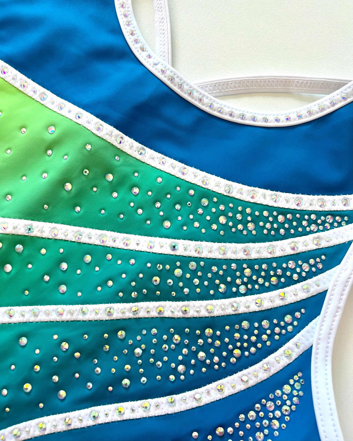 Lime Sky Leotard - Stag Gymnastics Leotards