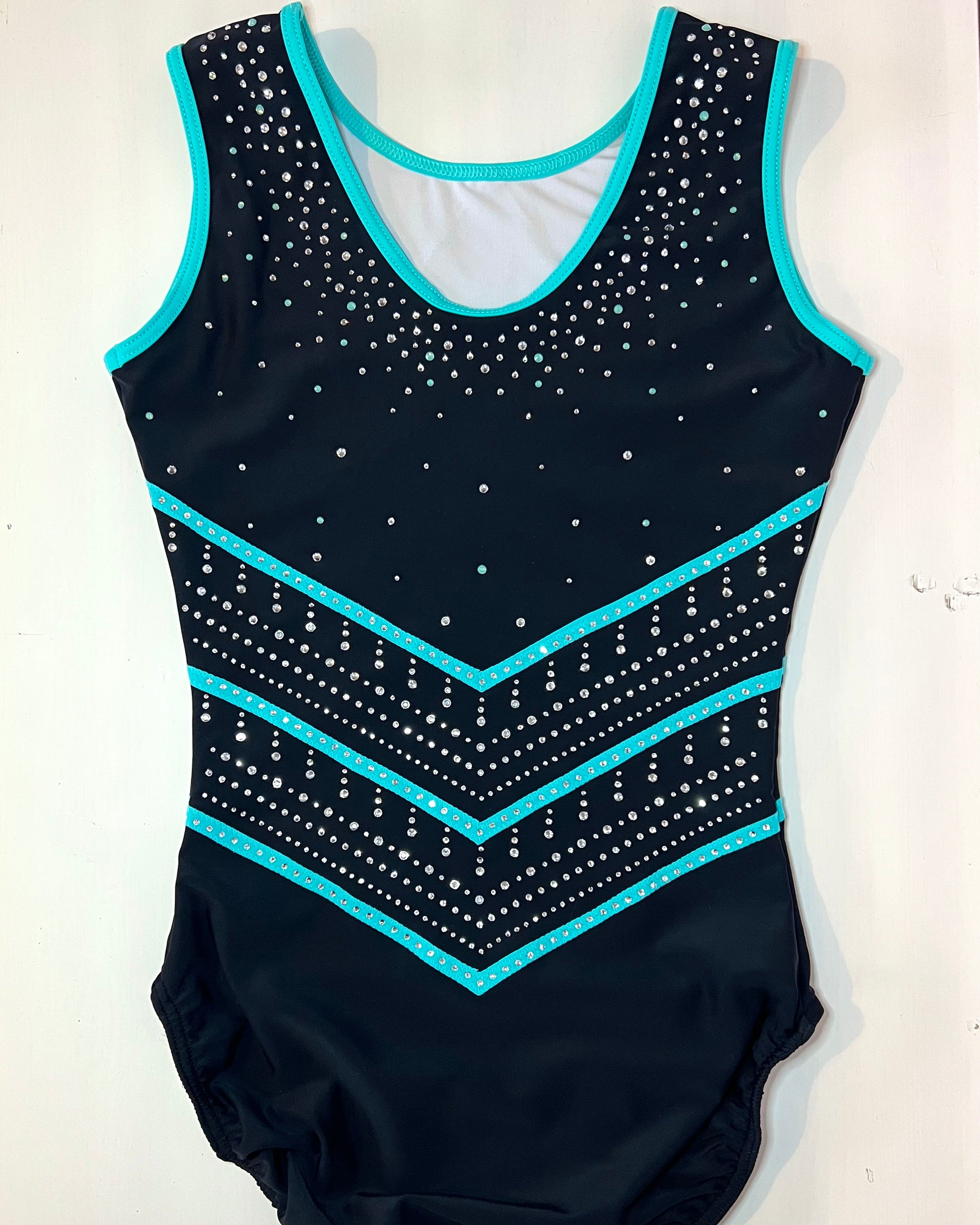 Midnight Mint Leotard - Stag Gymnastics Leotards