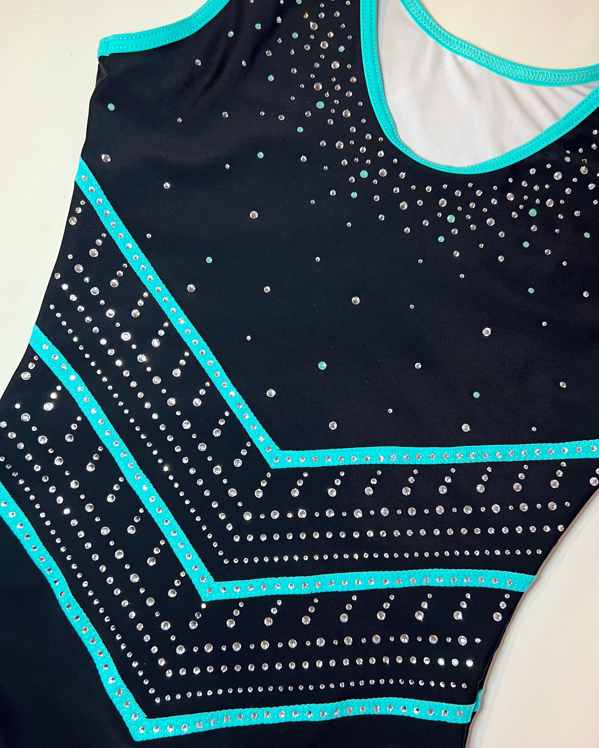 Midnight Mint Leotard - Stag Gymnastics Leotards