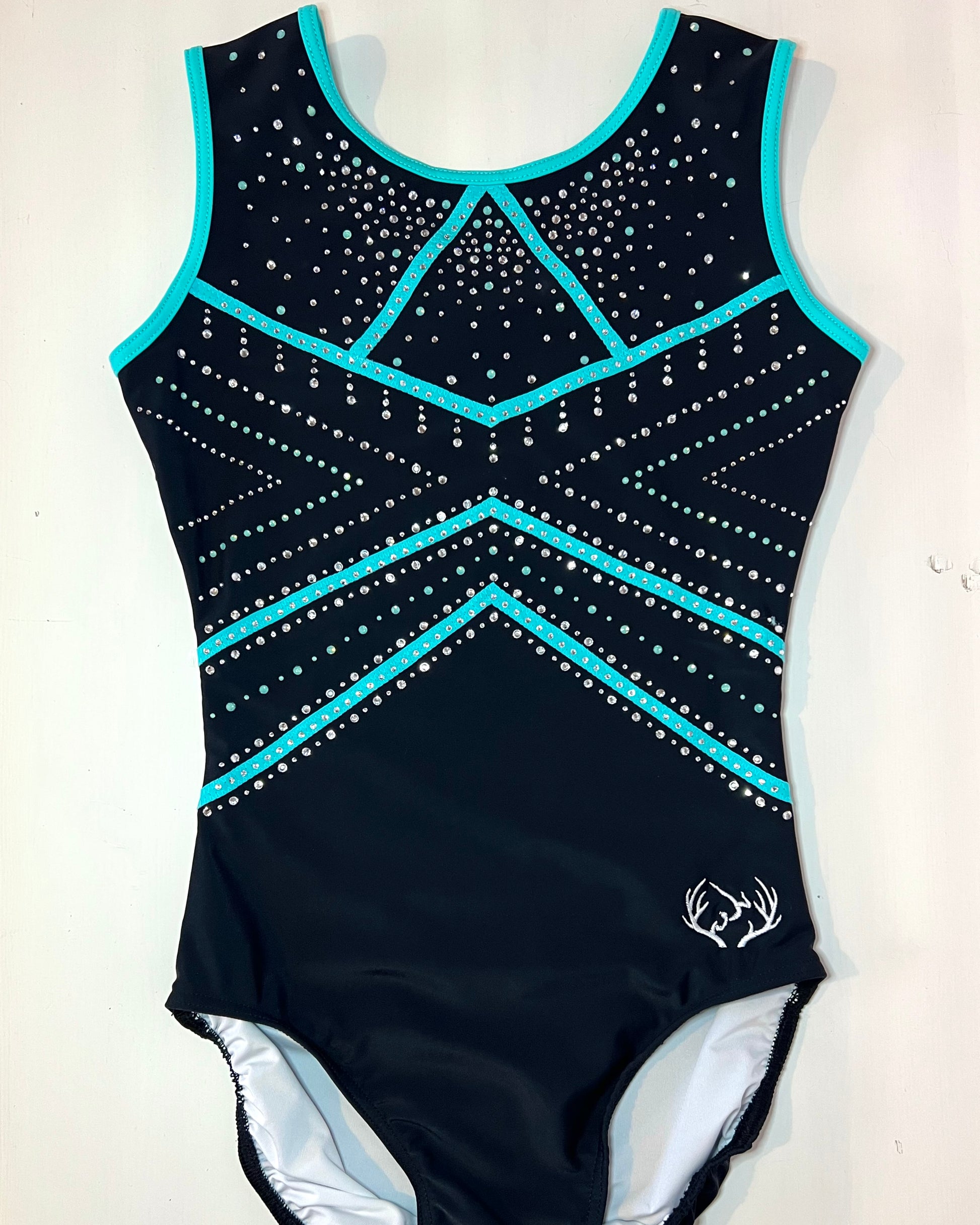 Midnight Mint Leotard - Stag Gymnastics Leotards