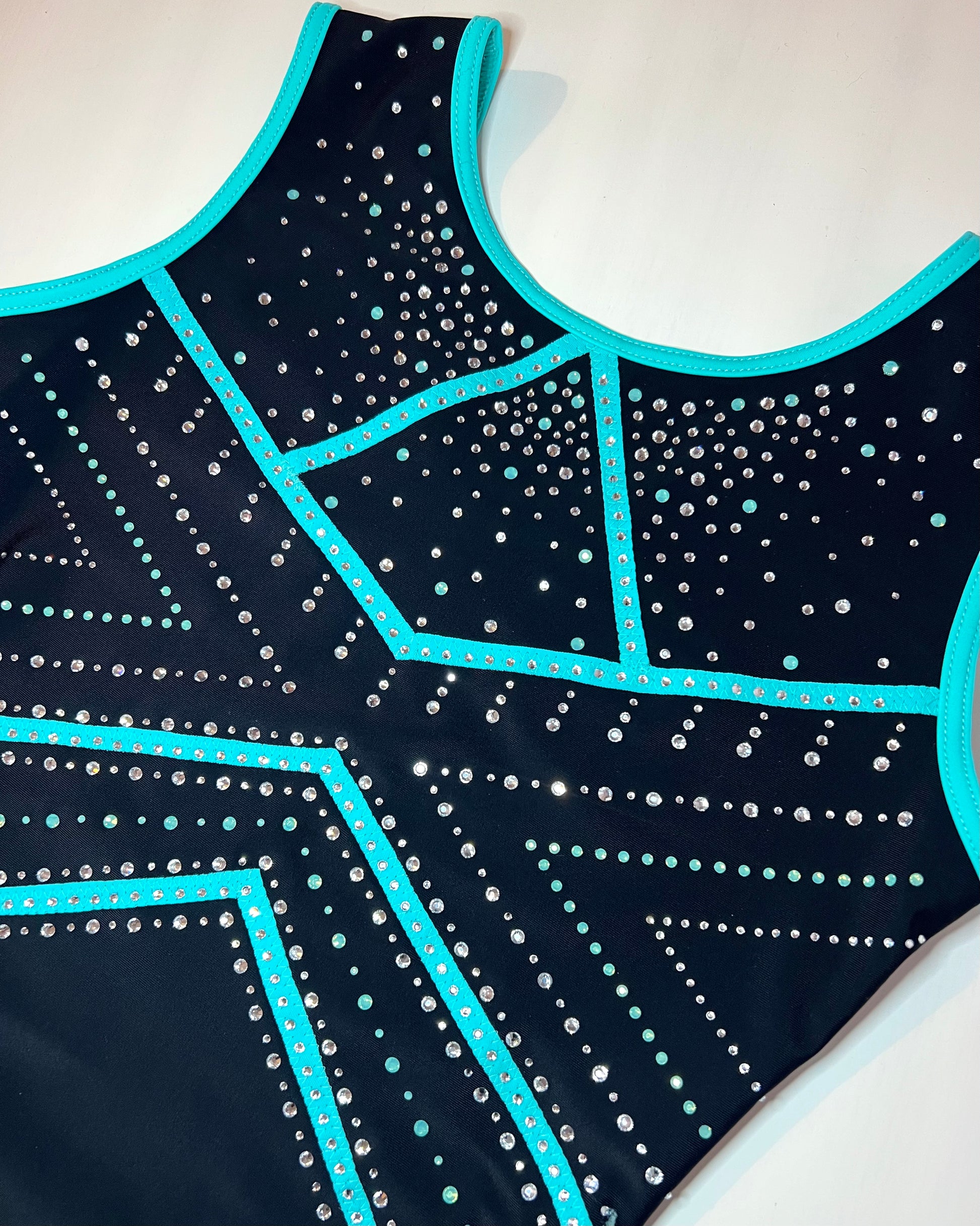 Midnight Mint Leotard - Stag Gymnastics Leotards