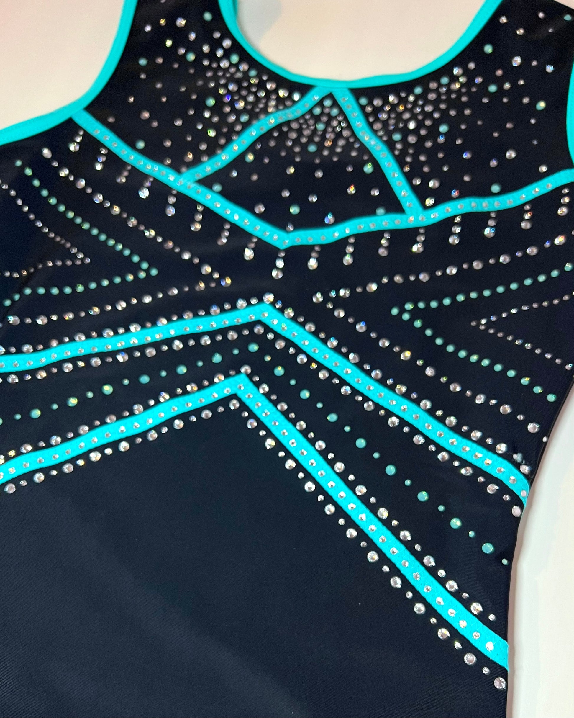 Midnight Mint Leotard - Stag Gymnastics Leotards