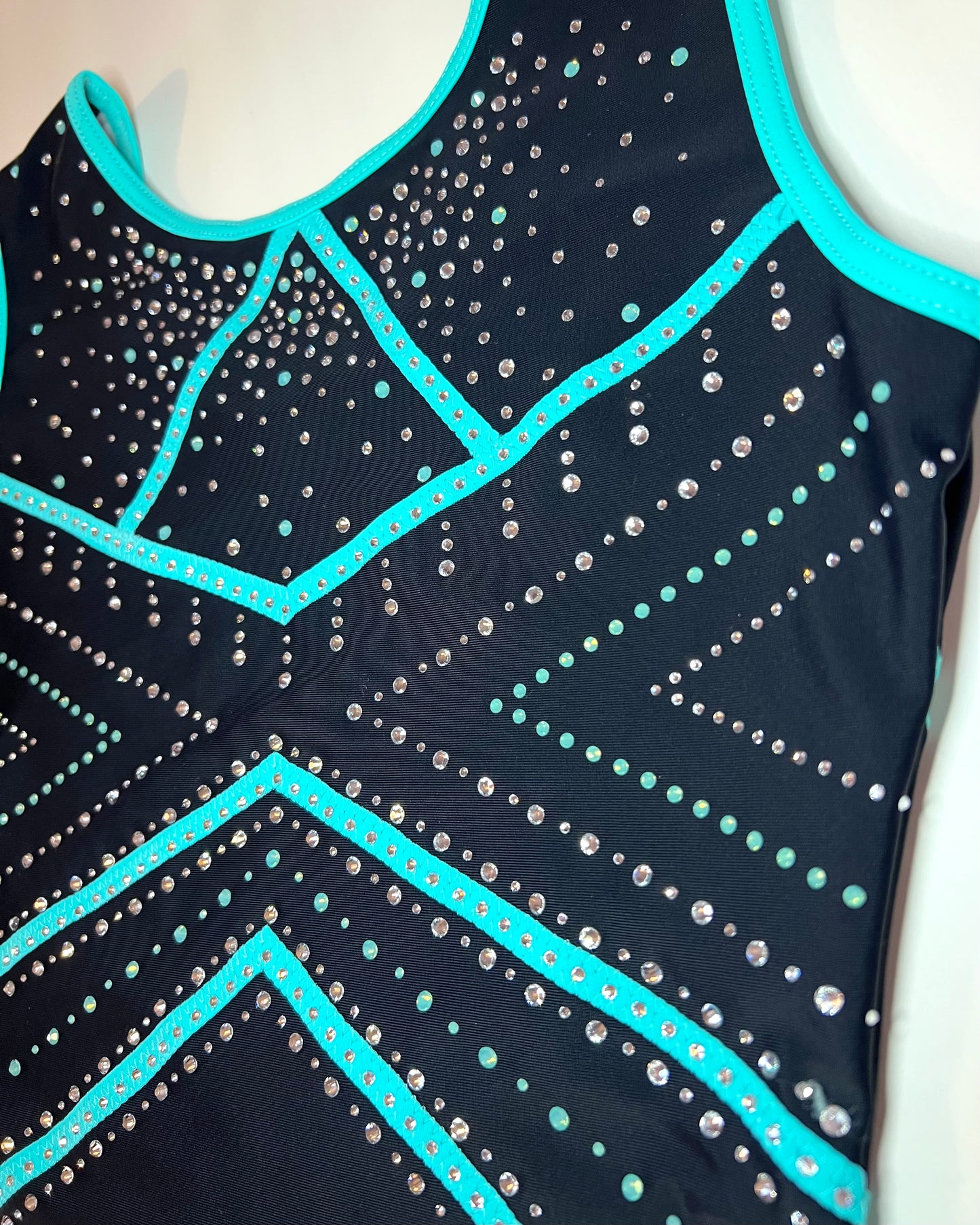 Midnight Mint Leotard - Stag Gymnastics Leotards