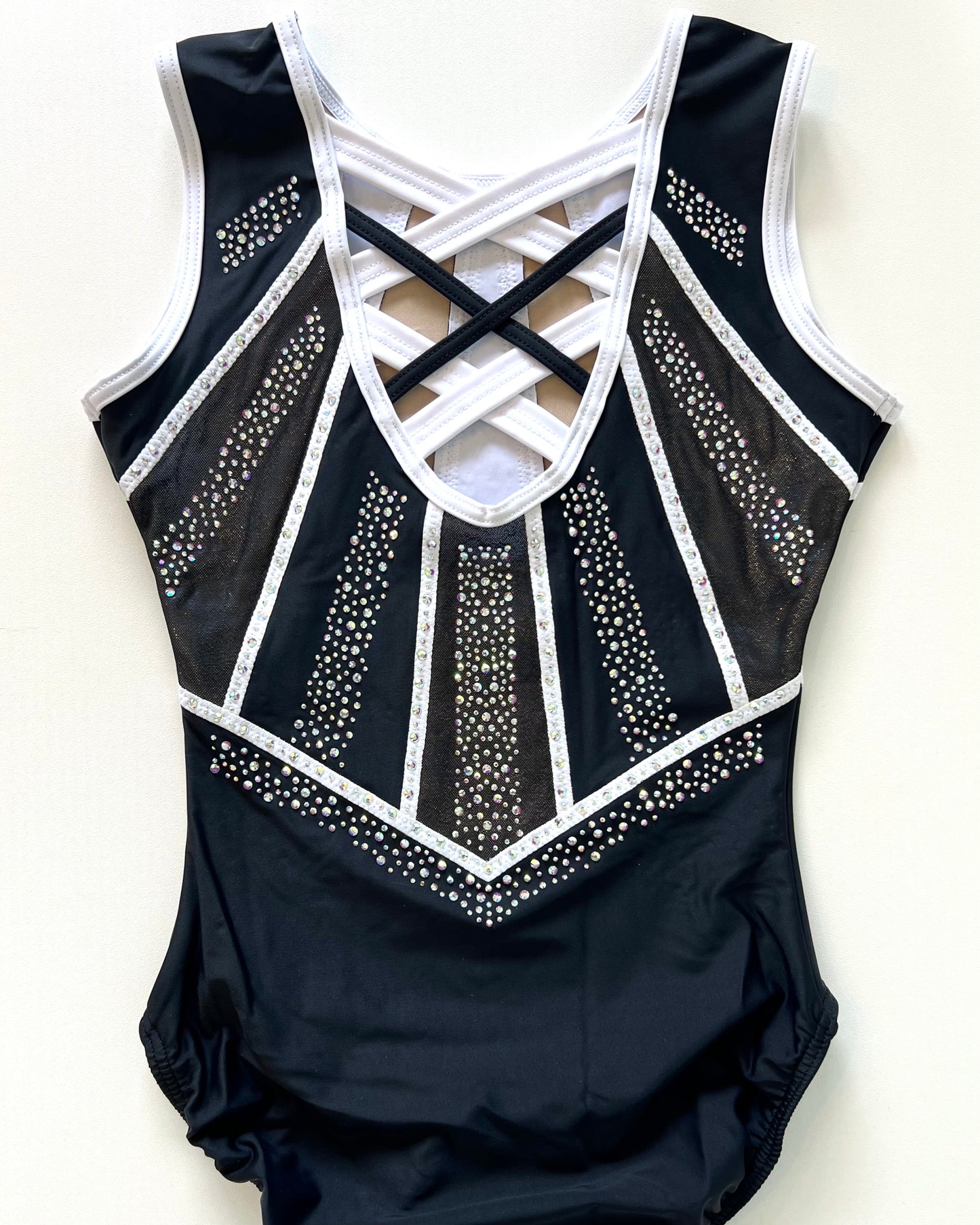 Midnight Silver Leotard - Stag Gymnastics Leotards