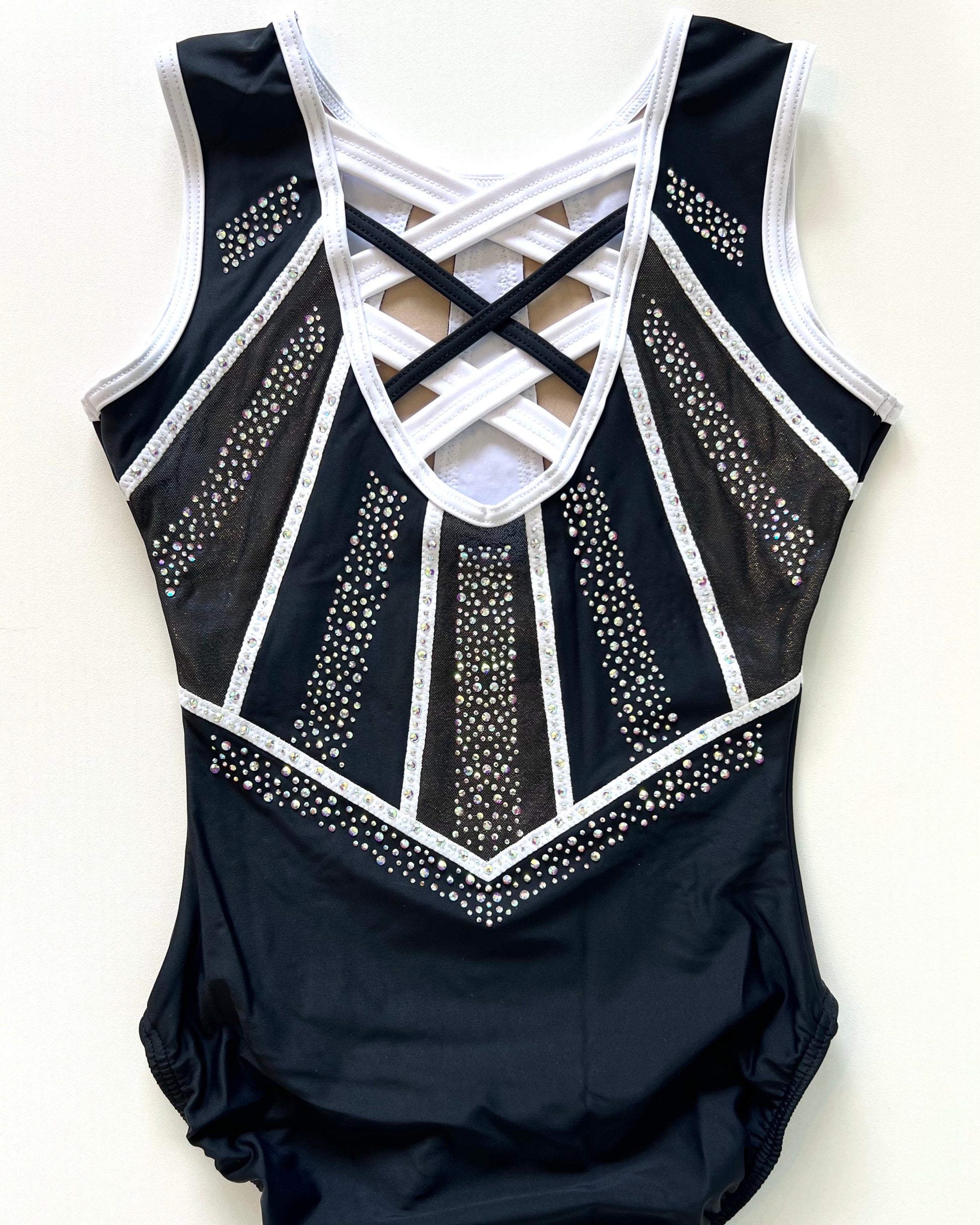 Midnight Silver Leotard - Stag Gymnastics Leotards
