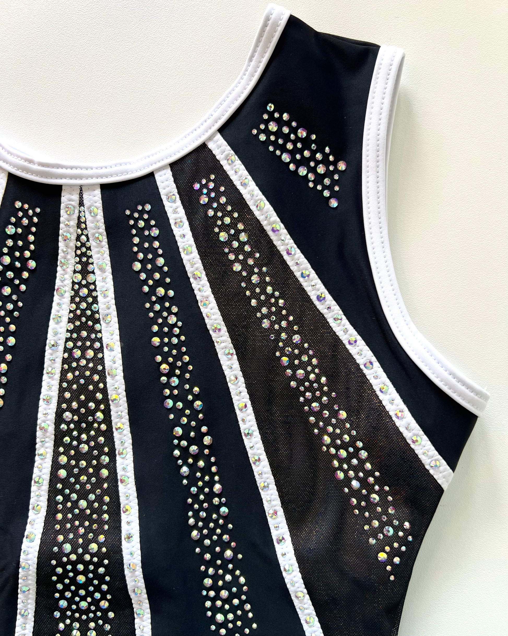 Midnight Silver Leotard - Stag Gymnastics Leotards