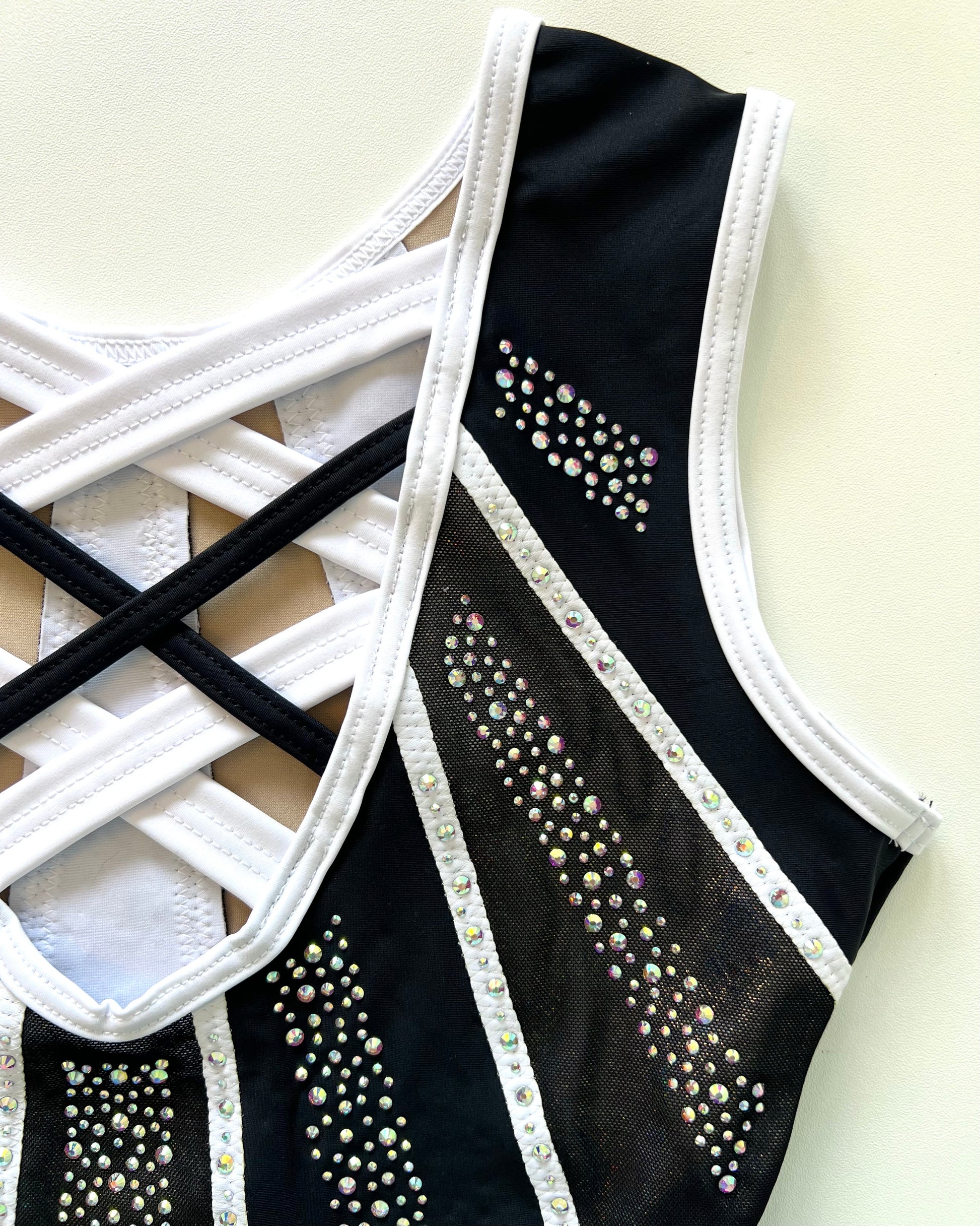 Midnight Silver Leotard - Stag Gymnastics Leotards