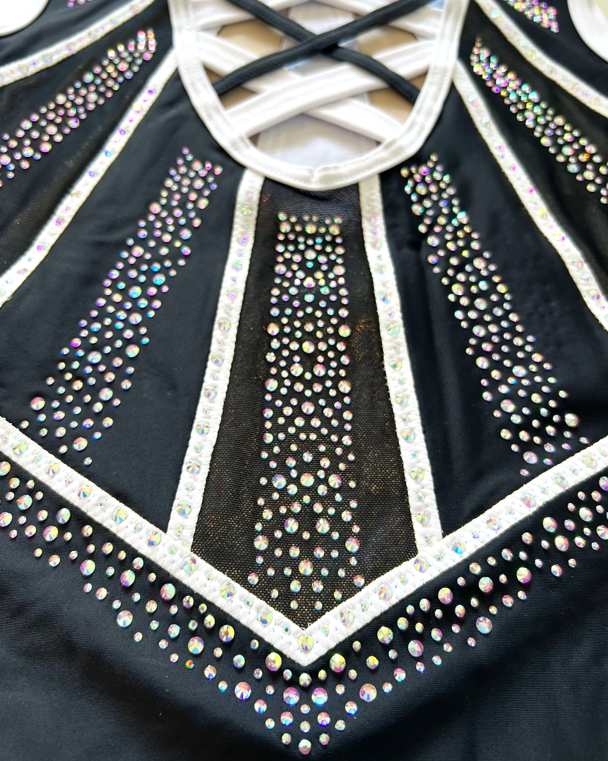 Midnight Silver Leotard - Stag Gymnastics Leotards